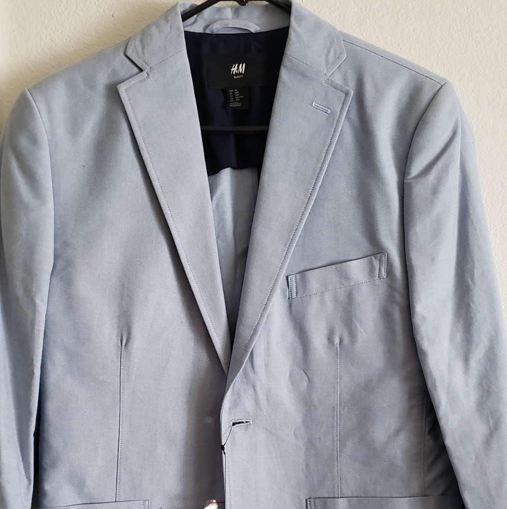 Blazer with elbow patches
